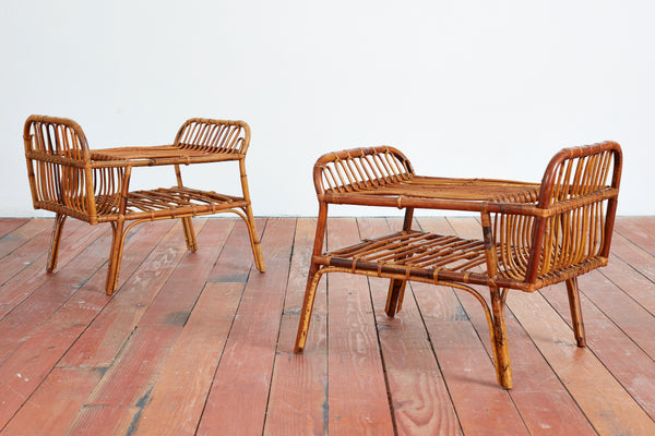 Vintage bamboo table online and chairs