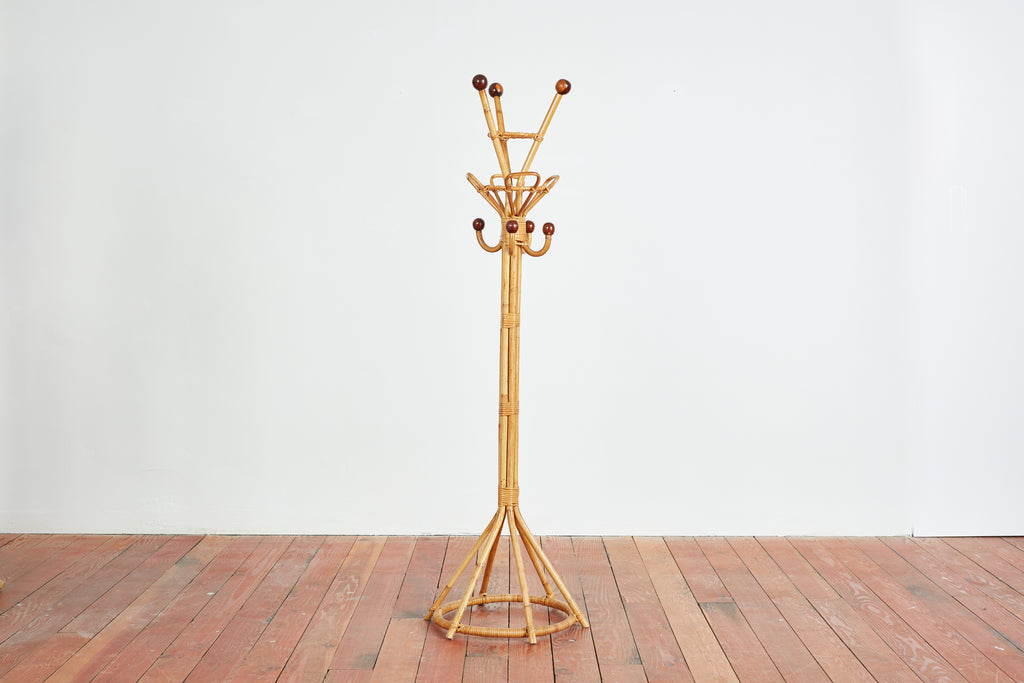 Italian Bamboo Coat Stand