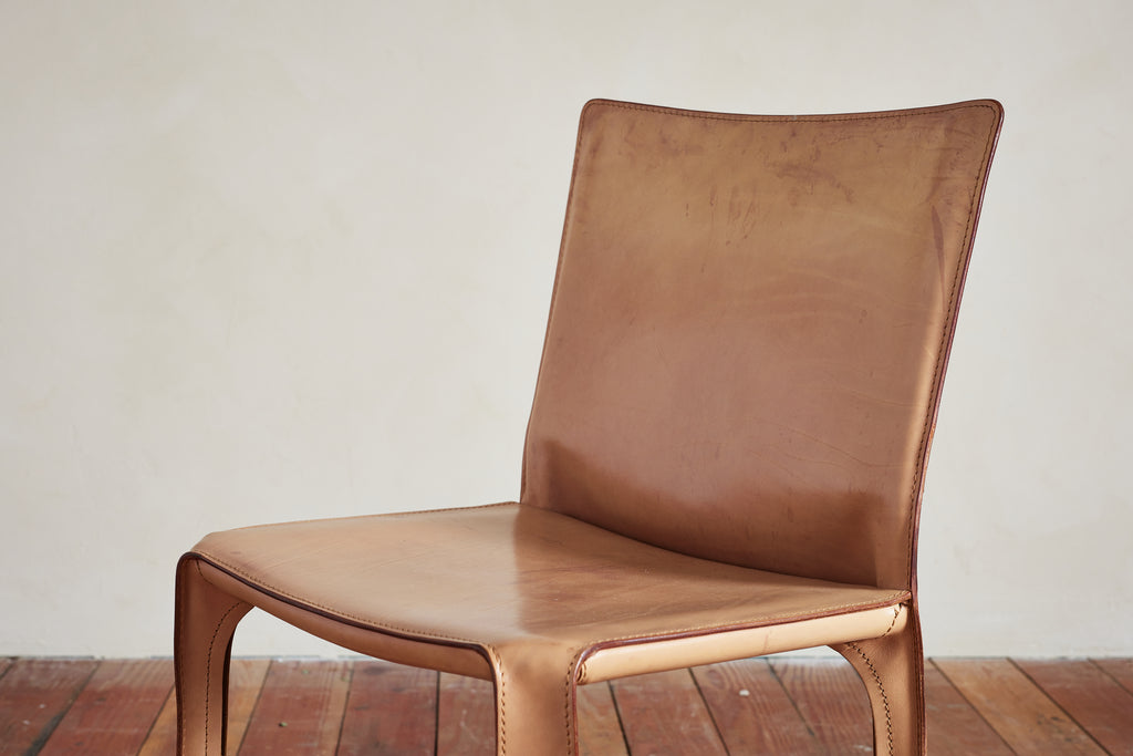 Pair of Rare Mario Bellini "Cab" Chairs
