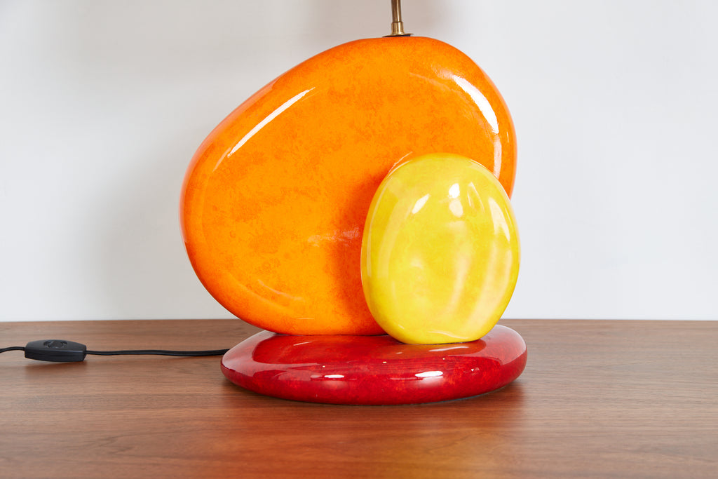 French Ceramic Table Lamp