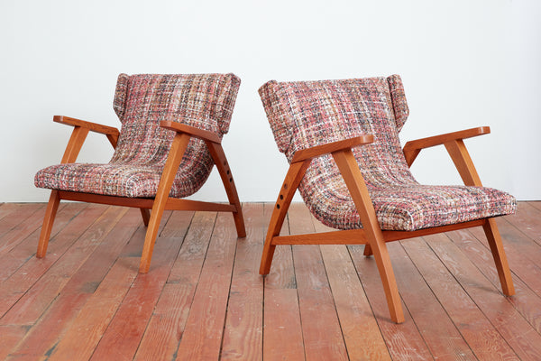 Set of 6 Charlotte Perriand attributed Dining Chairs - Orange Furniture Los  Angeles