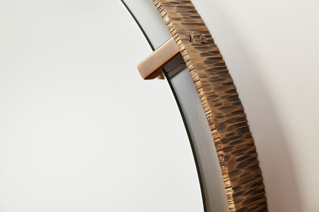 William Emmerson Round "Gouge" Mirror