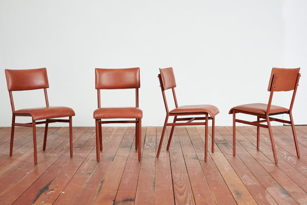 Set of Jacques Adnet Chairs