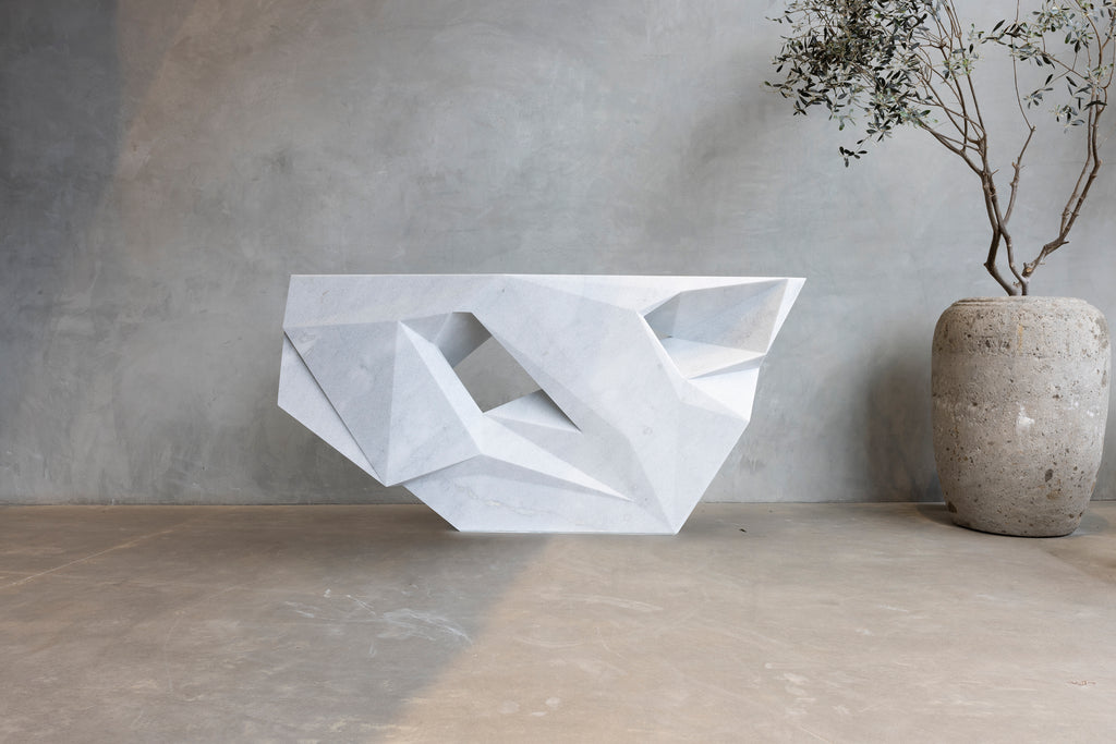 "Drift" Marble Console by William Emmerson