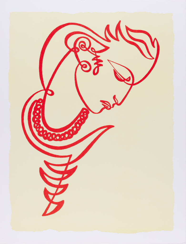 Jean Negulesco Continuous Line Drawings
