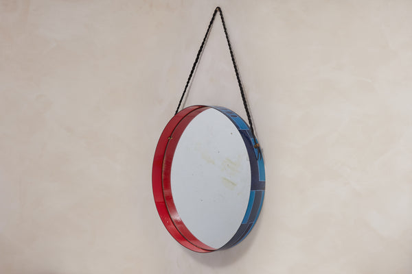 Siva Attributed Circular Mirror