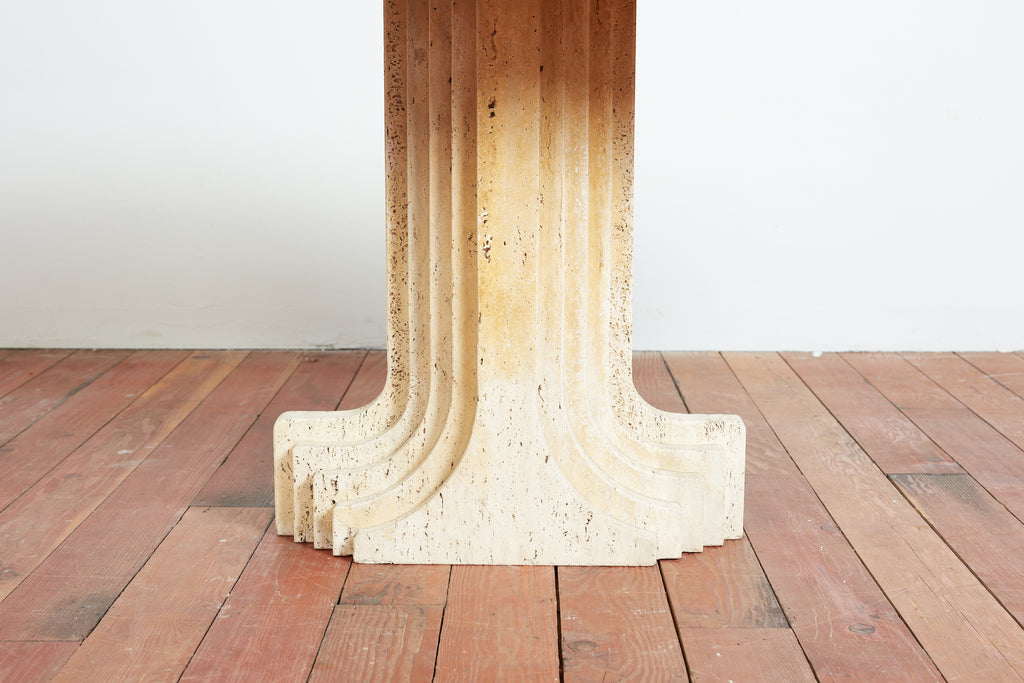 Tobia Scarpa Travertine Table