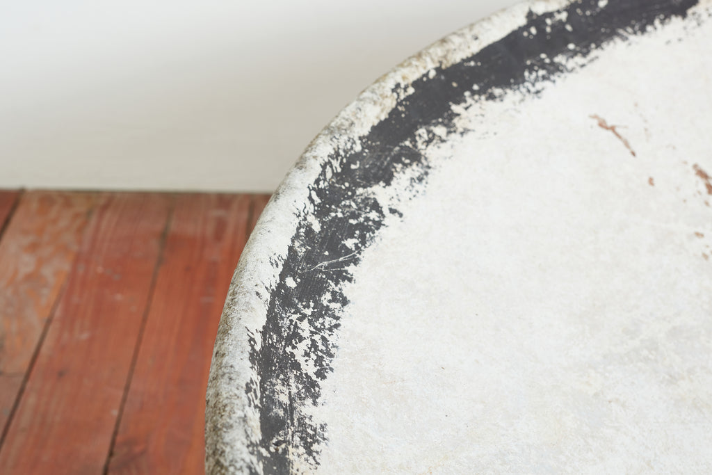 Gigantic Willy Guhl Saucer & Iron Stand