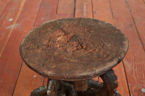 African Carved Stool