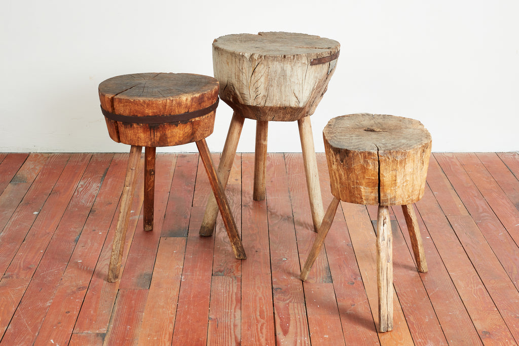 Large French Butcher Block Table