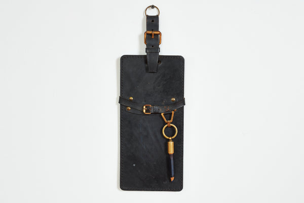 Jacques Adnet Leather Notepad/ Pencil Holder