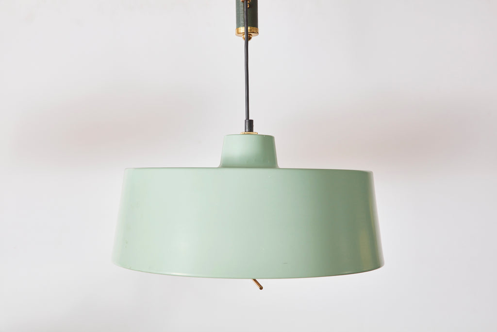 Italian Enameled Counterbalance Pendant