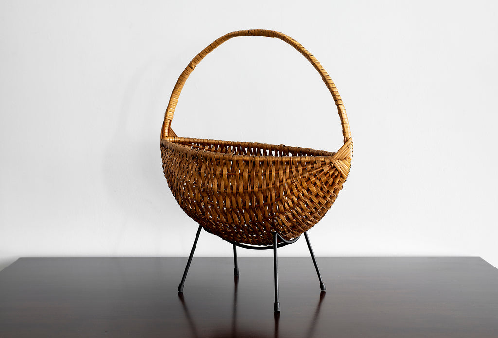 French Wicker Fruit Bowl