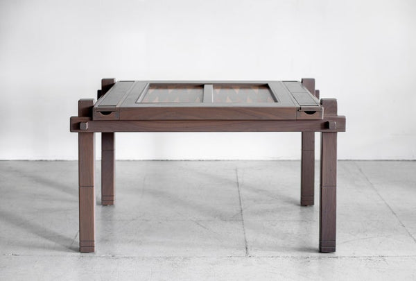 Walnut Backgammon Table