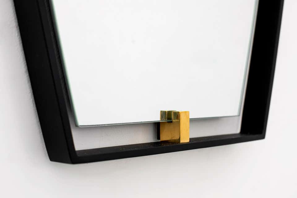 Trousdale Elongated Octagonal Floating Mirror