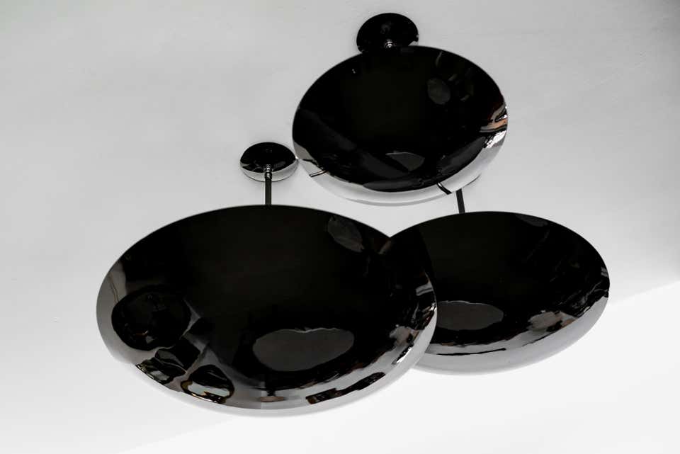 Black Nickel Dome Ceiling Pendant