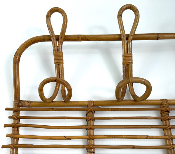 Italian Bamboo Coat Rack