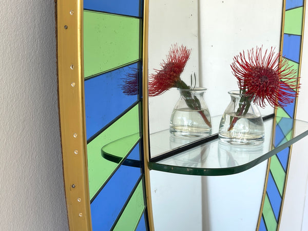 Cristal Art Mirror With Shelf