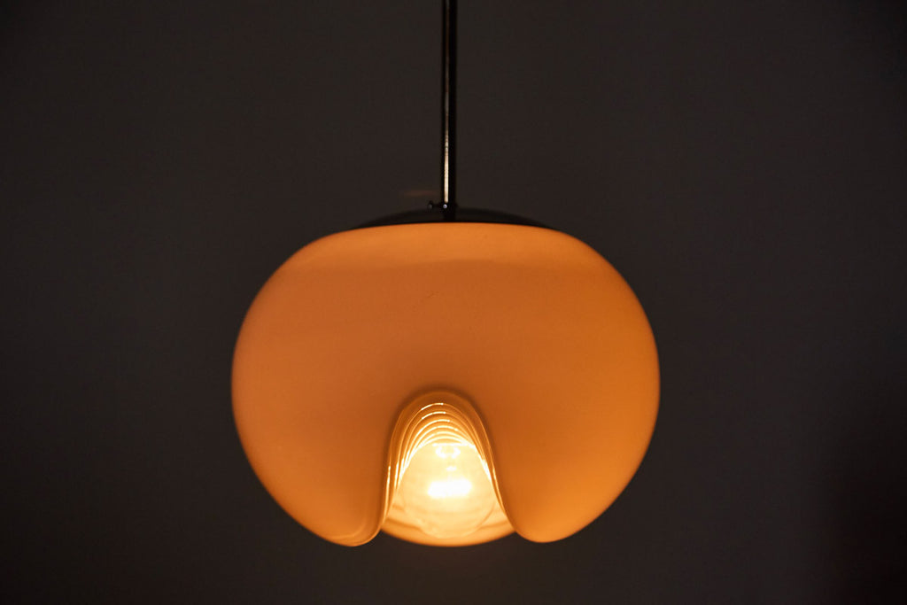 Milk Glass Koch and Lowy Pendant