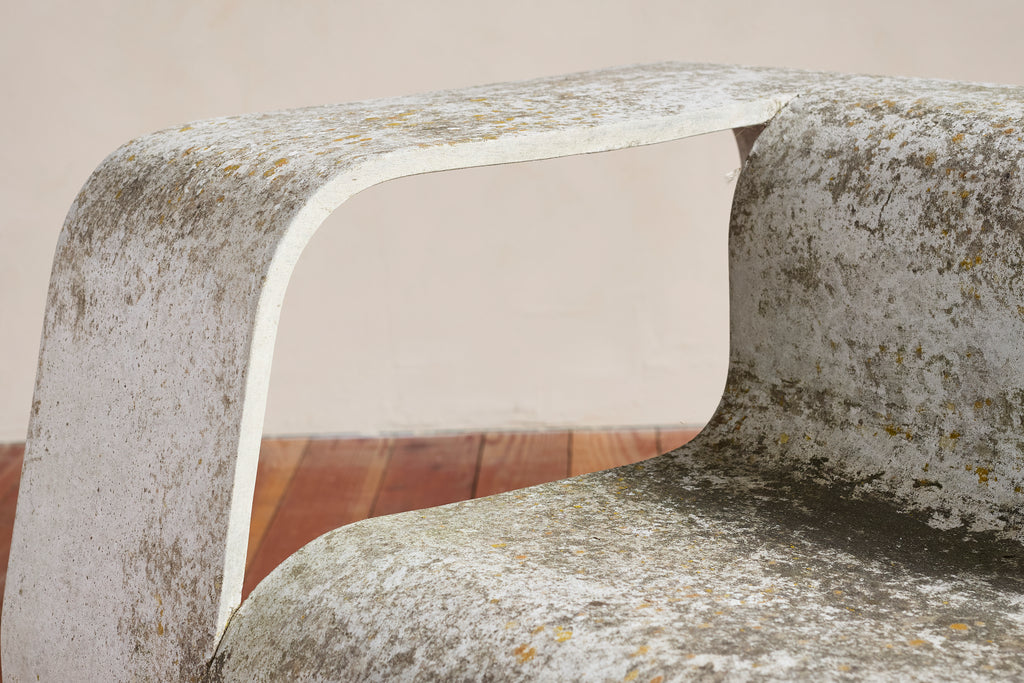 Pair of Willy Guhl Concrete Floating Chairs