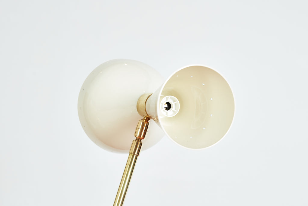 Three-Light Tripod Stilnovo Style Floor Lamp