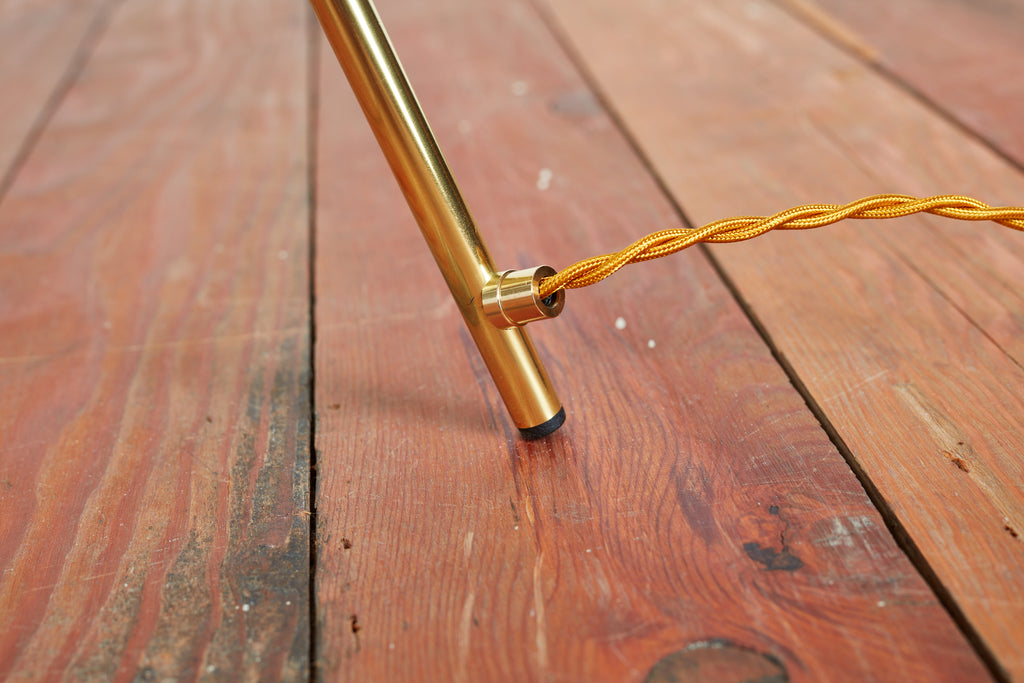 Three-Light Tripod Stilnovo Style Floor Lamp