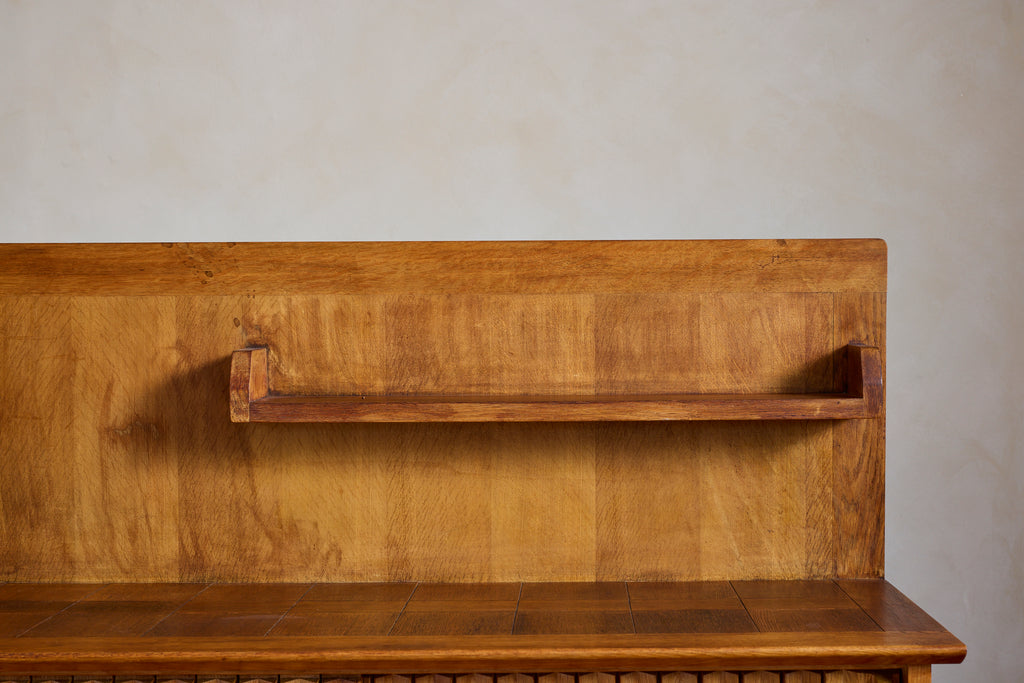 Guillerme et Chambron Sideboard with Lamp