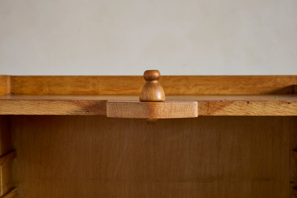 Guillerme et Chambron Sideboard with Lamp