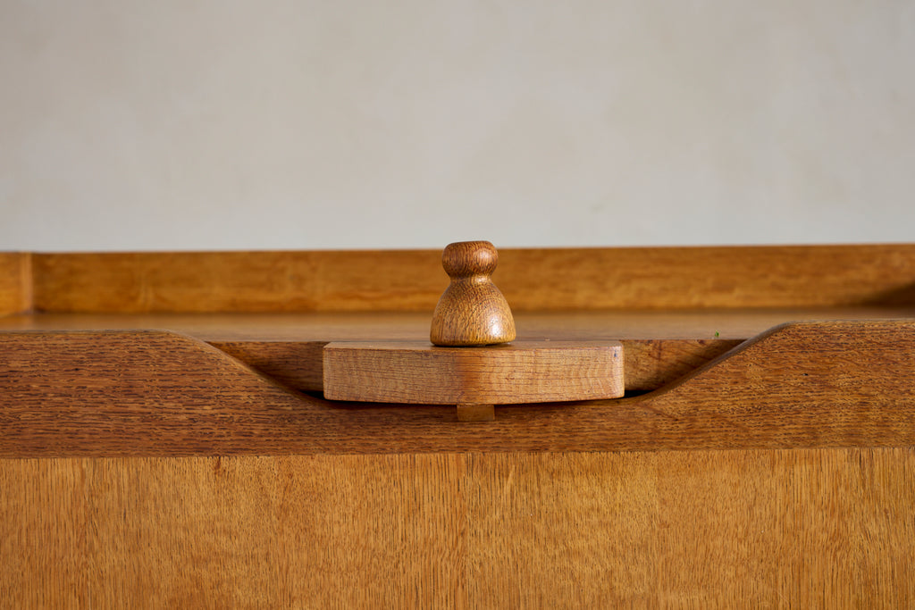Guillerme et Chambron Sideboard with Lamp
