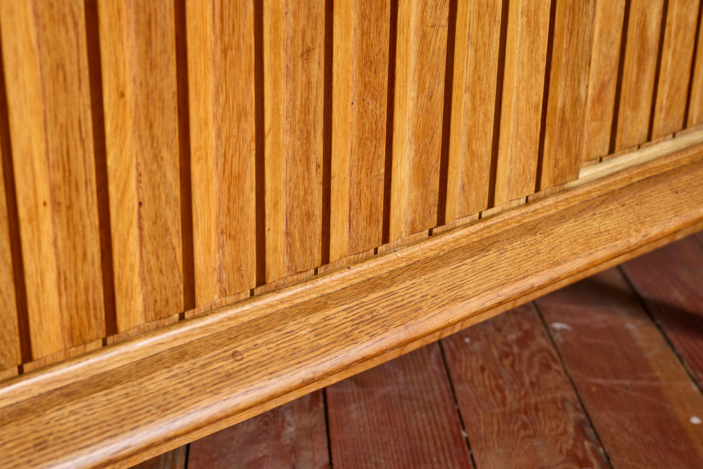 Guillerme et Chambron Sideboard with Lamp