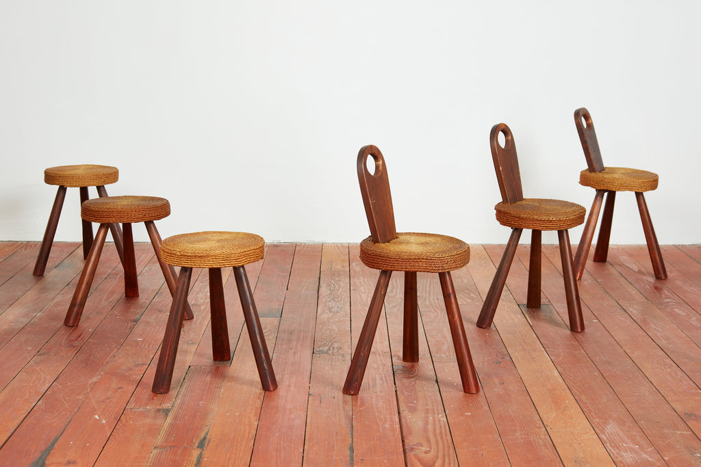 French Rope Stools