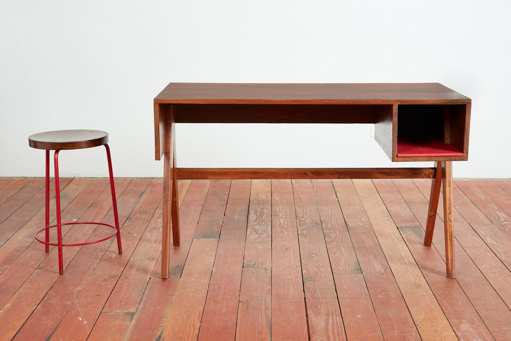 Pierre Jeanneret Desk & Stool