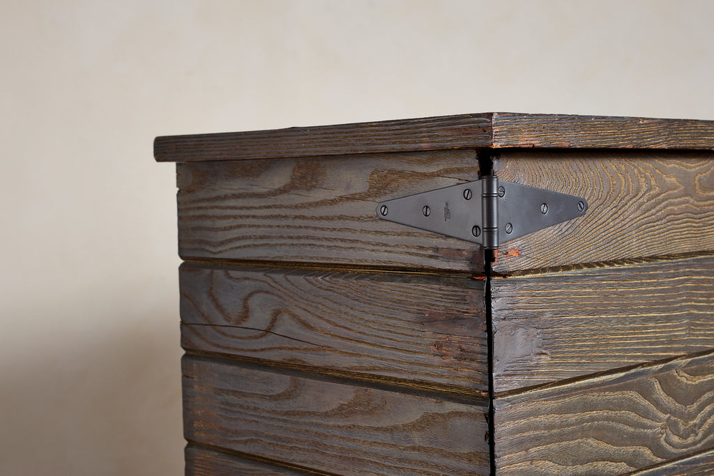 1950's French Slatted Cabinet