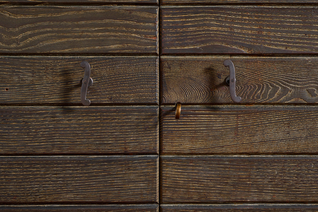 1950's French Slatted Cabinet