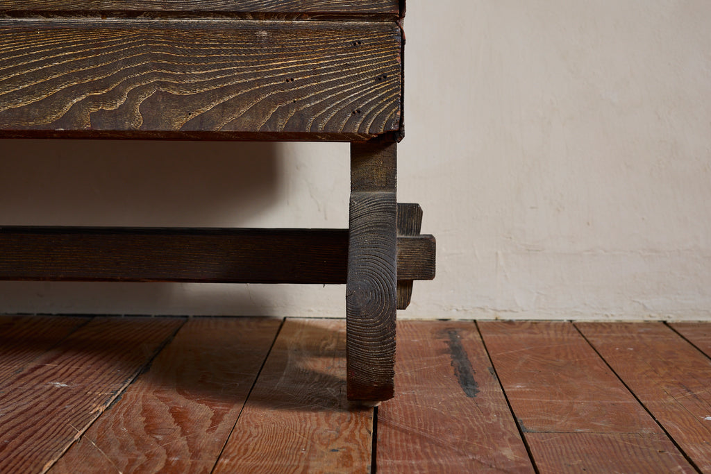 1950's French Slatted Cabinet
