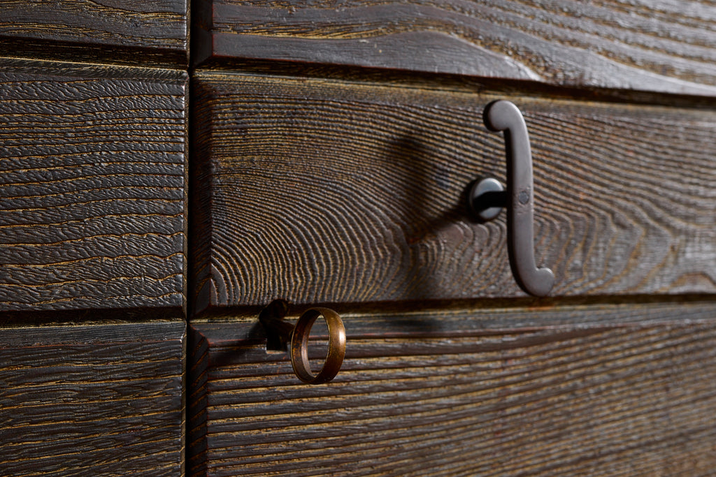 1950's French Slatted Cabinet