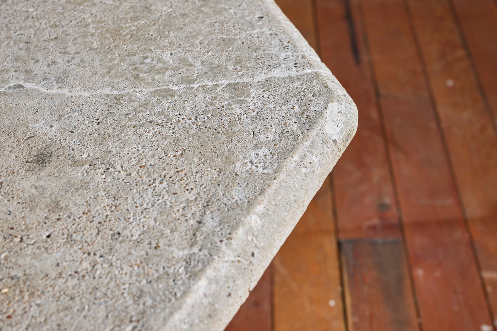 French Concrete Octogonal Table