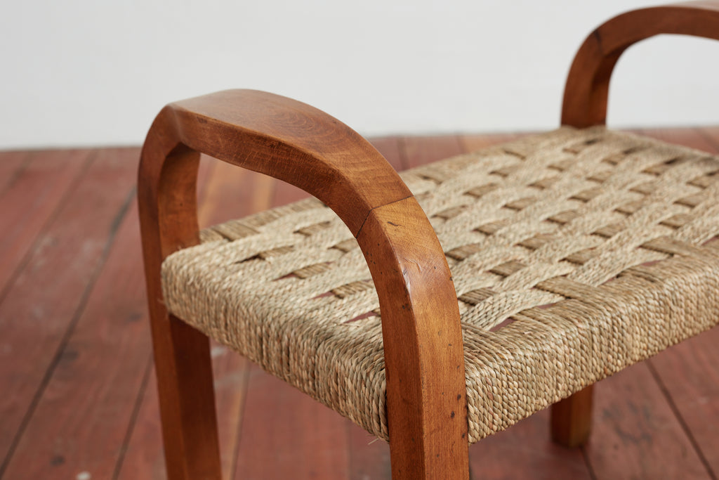 Pair of Luigi Ricci Bentwood Stools