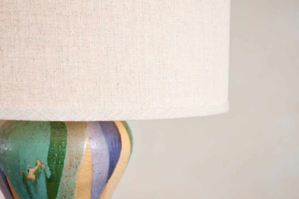 Gigantic Ceramic Totem Floor Lamp by Alex Reed