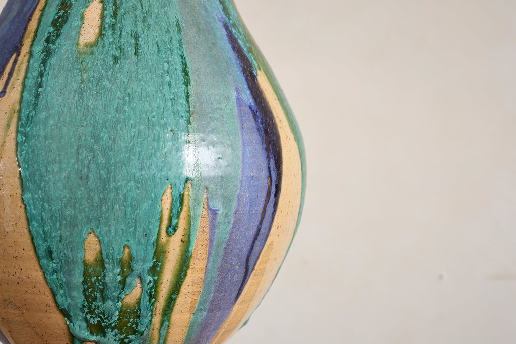 Gigantic Ceramic Totem Floor Lamp by Alex Reed