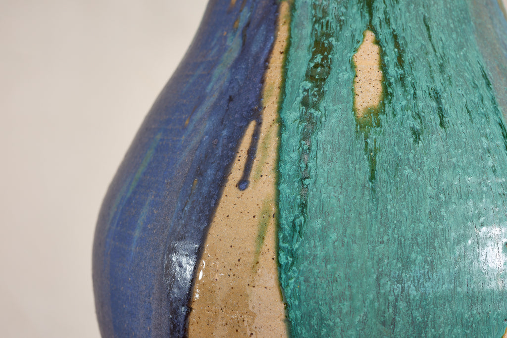 Gigantic Ceramic Totem Floor Lamp by Alex Reed