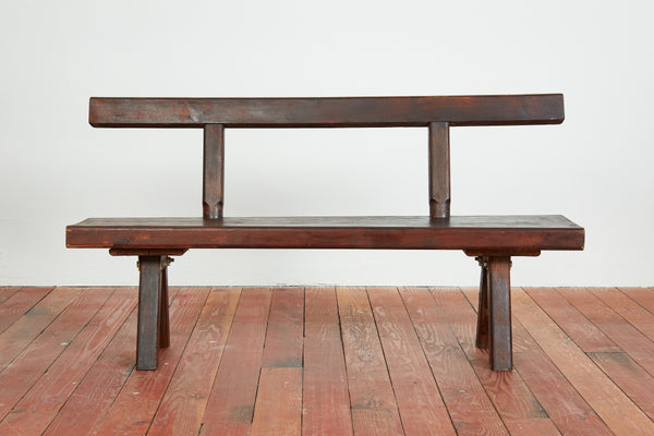 French Wood Bench
