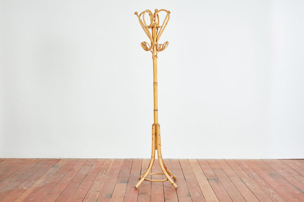 Italian Bamboo Coat Rack