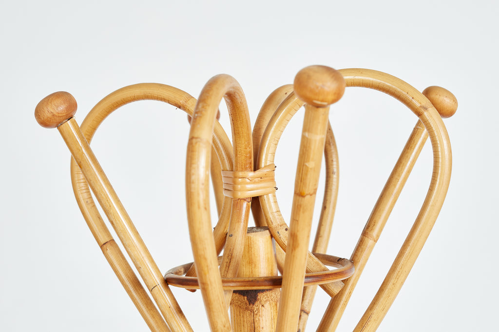 Italian Bamboo Coat Rack