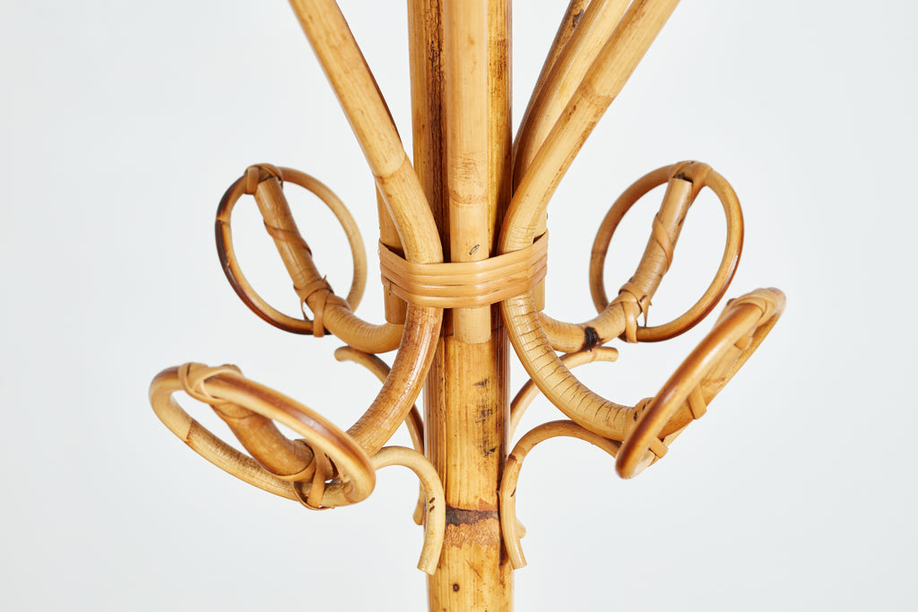 Italian Bamboo Coat Rack
