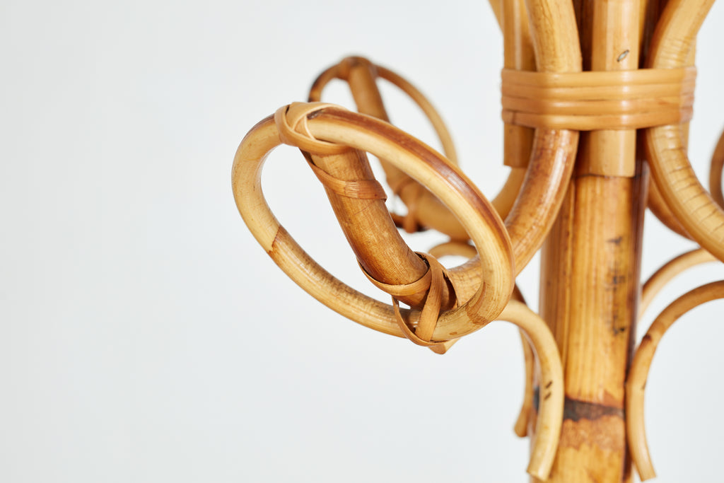 Italian Bamboo Coat Rack