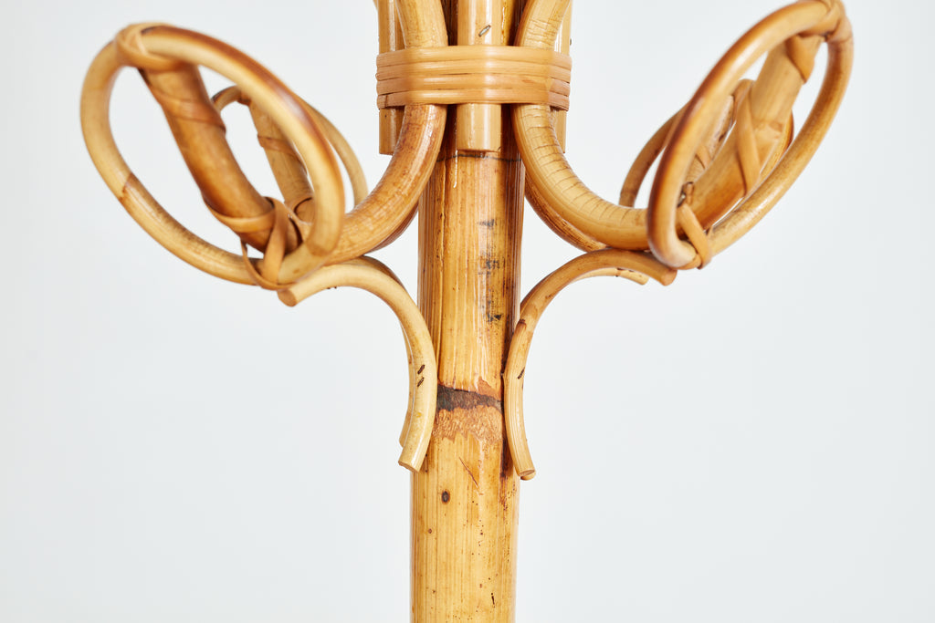 Italian Bamboo Coat Rack
