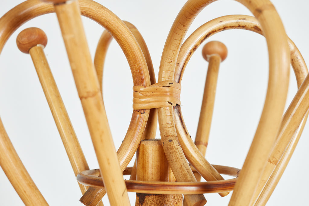 Italian Bamboo Coat Rack