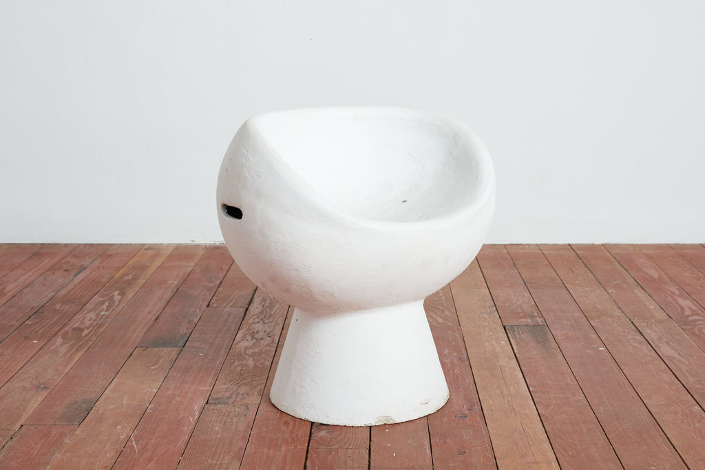 Cement Pod Chair by Willy Guhl