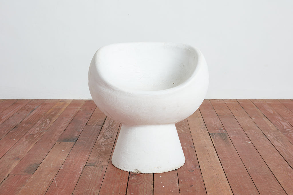 Cement Pod Chair by Willy Guhl